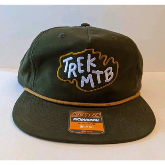 NWOT Trek MTB Richardson Outdoor Hat Cap Mountain Bike Cycling Adjustable One Sz - Picture 1 of 5